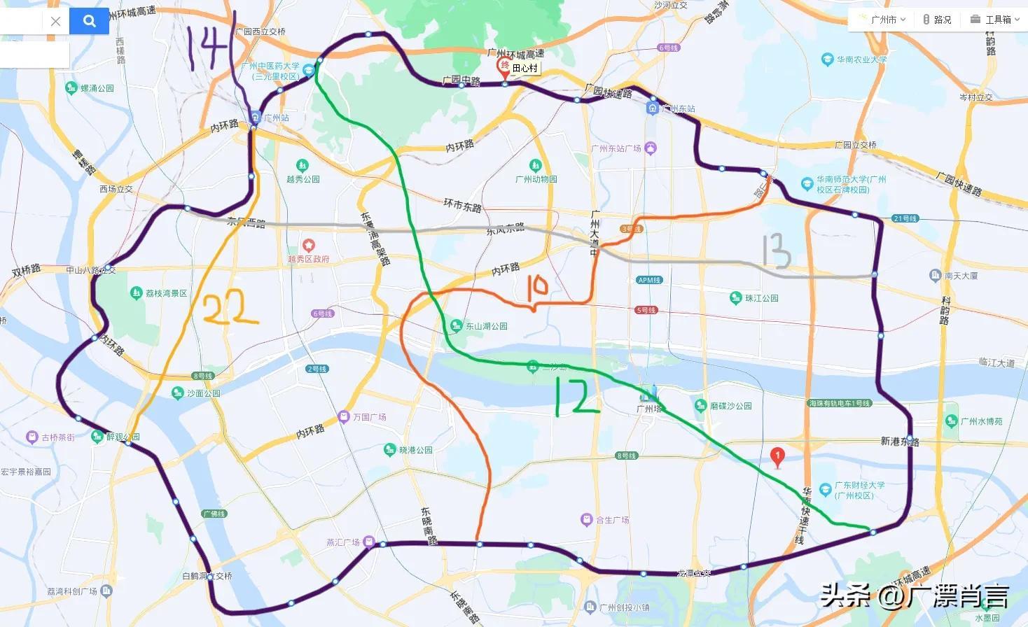 广州地铁12号线最新线路图，城市脉络的新拓展