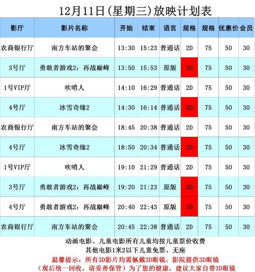 乐昌电影院最新排片表，电影的魅力引发期待热潮